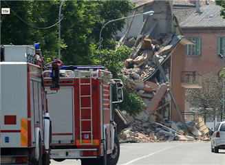 Earthquake in northern Italy