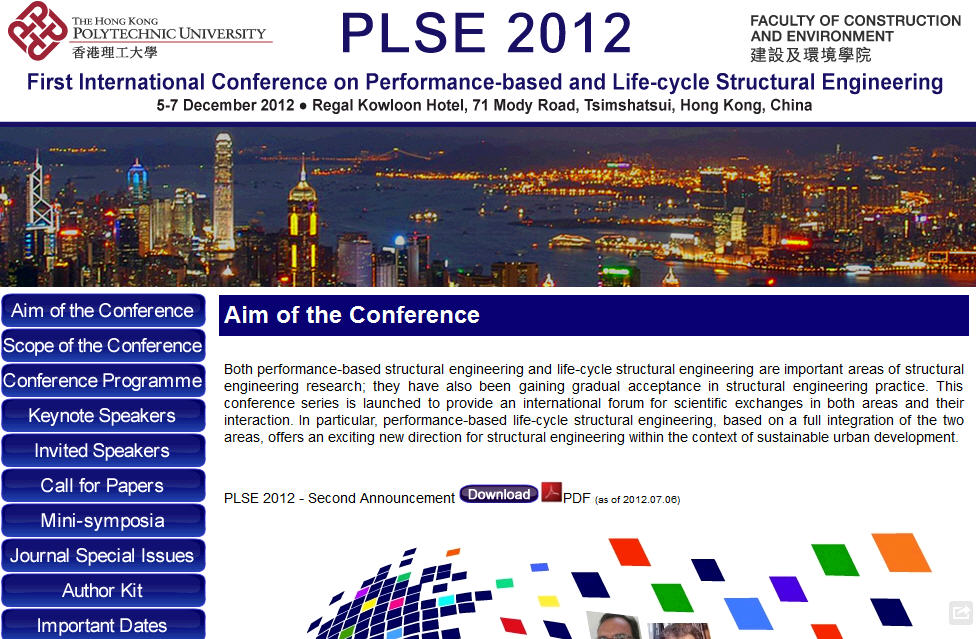 First International Conference on Performance-based and Life-cycle Structural Engineering