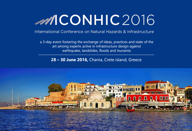 International Conference on Natural Hazards & Infrastructure ICONHIC 2016