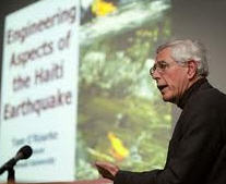 O'Rourke speaks about earthquake effects
