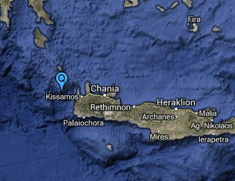 Strong earthquake magnitude Ms=6.2 near Chania, Crete