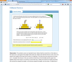 Web-based statics course