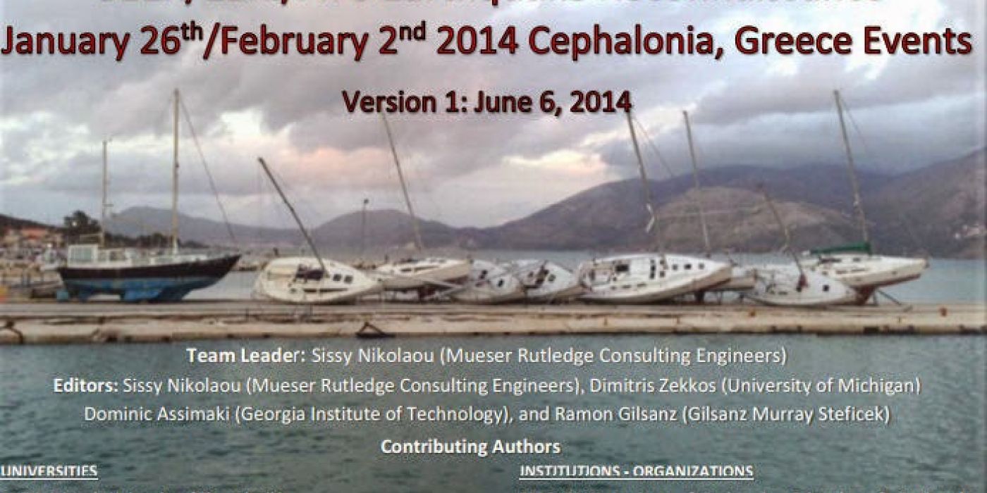 Reconnaissance report on the dual Cephalonia Earthquake