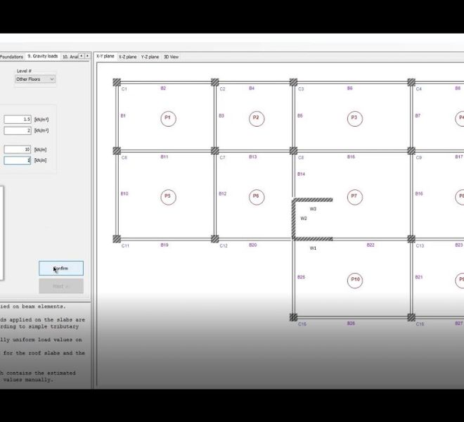Build-X 2.0 freeware for Structural Analysis using OpenSees (linear elastic analysis)