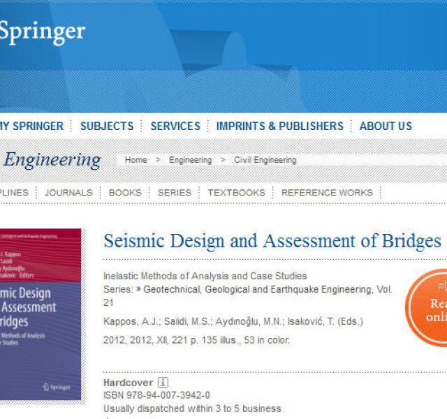 Seismic Design and Assessment of Bridges