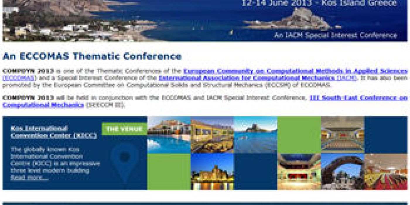 Minisymposium in "“Software Development in the Field of Earthquake Engineering and Structural Dynamics”