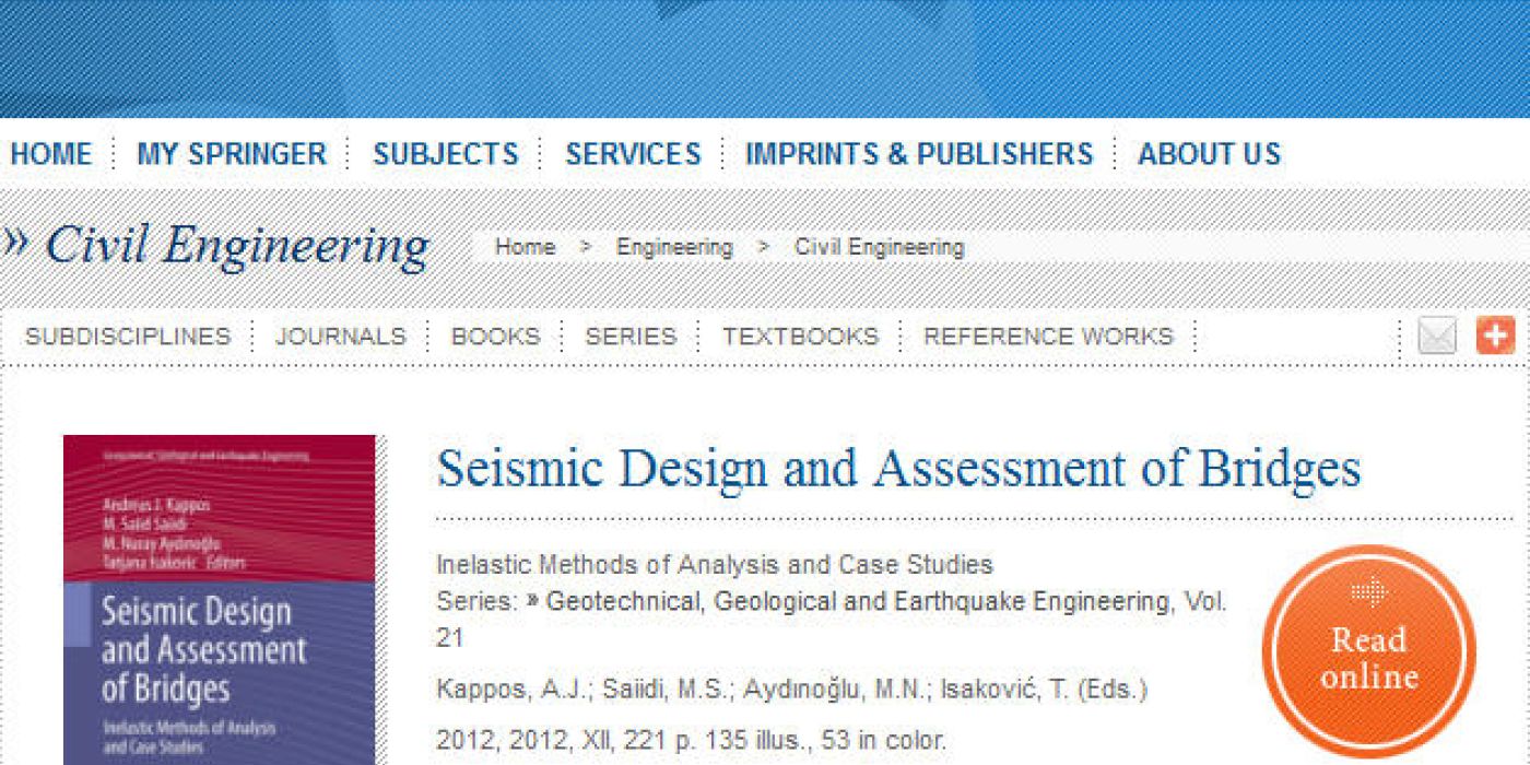 Seismic Design and Assessment of Bridges