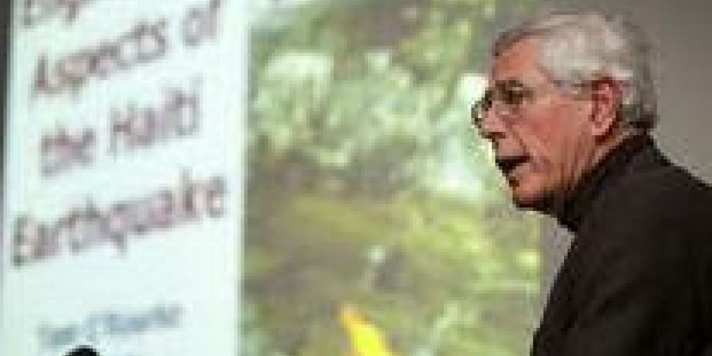 O'Rourke speaks about earthquake effects