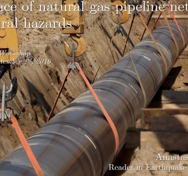 Seismic Resilience of Natural Gas Pipeline Networks. Exchange-Risk Project Overview.