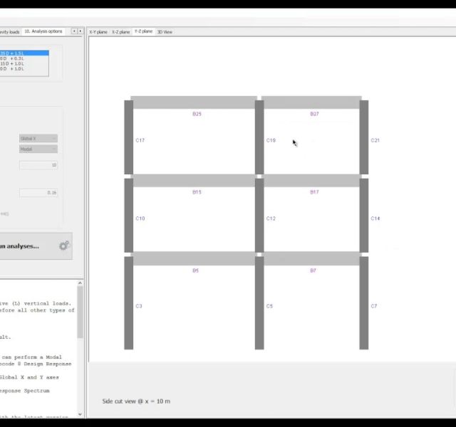 Build-X 2.0 freeware for Structural Analysis using OpenSees (nonlinear analysis)