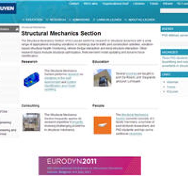 Vacancy for 3 PhD students at Structural Mechanics Section of KU Leuven