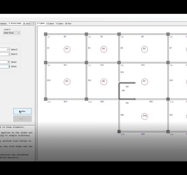 Build-X 2.0 freeware for Structural Analysis using OpenSees (linear elastic analysis)