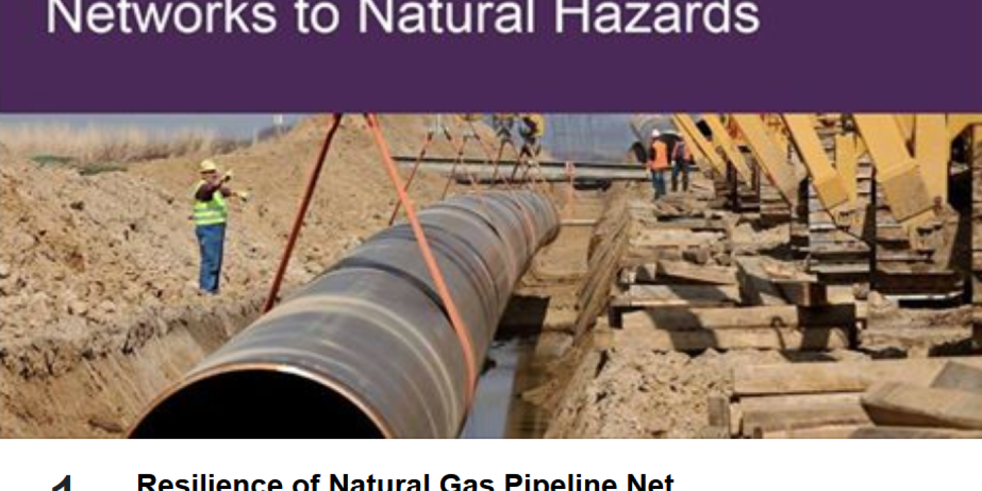 International Workshop on "Seismic Resilience of Natural Gas Pipeline Networks"