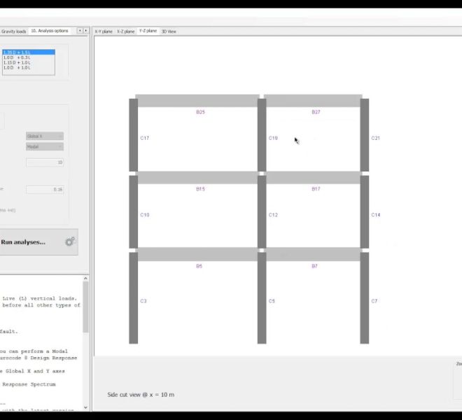 Build-X 2.0 freeware for Structural Analysis using OpenSees (nonlinear analysis)