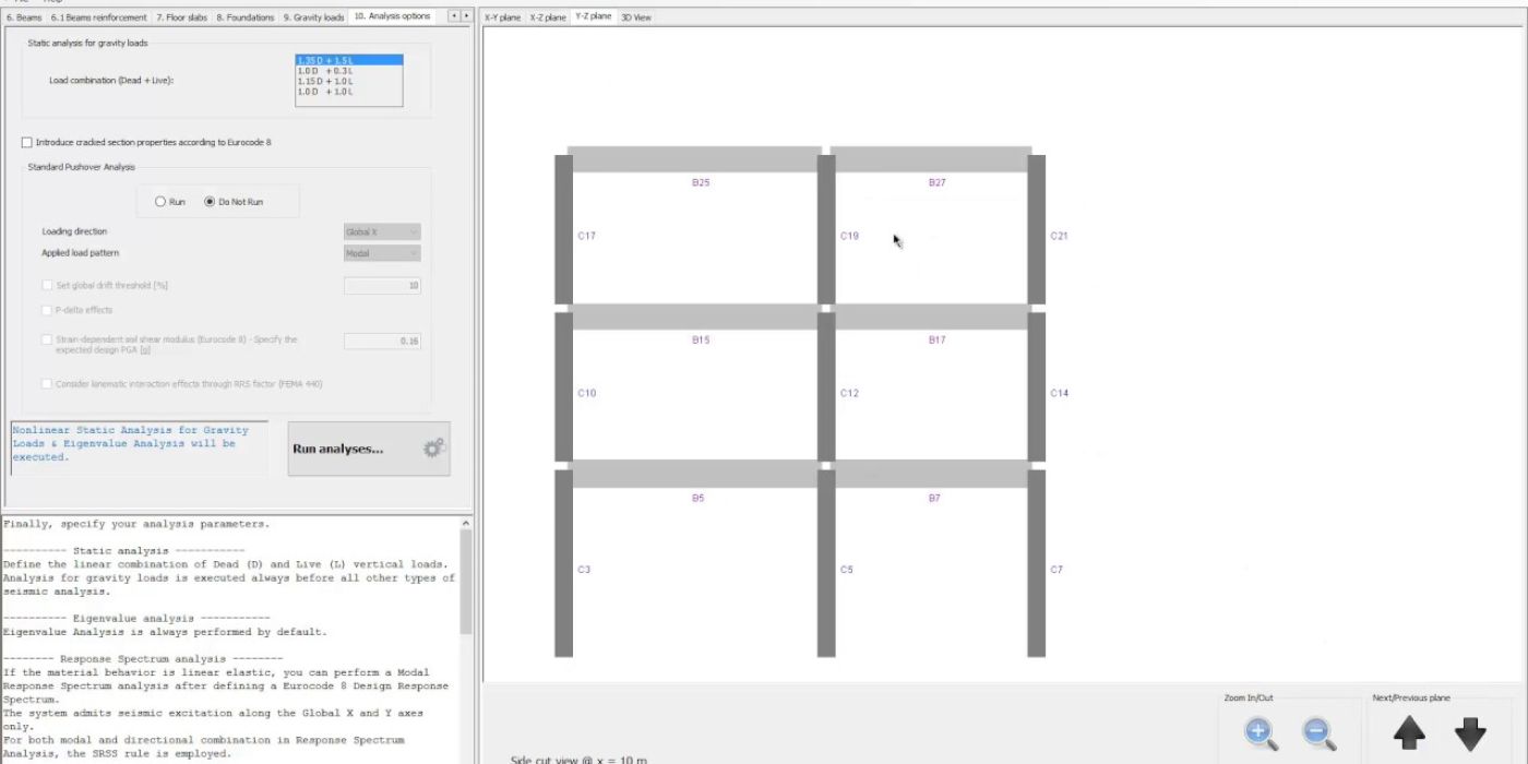 Build-X 2.0 freeware for Structural Analysis using OpenSees (nonlinear analysis)
